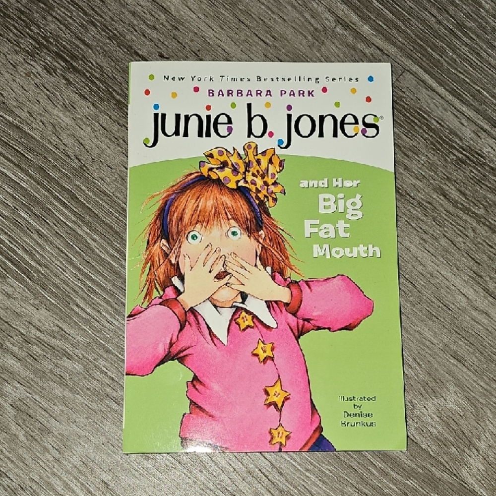 Junie B. Jones and Her Big Fat Mouth Book. Paperback, New condition